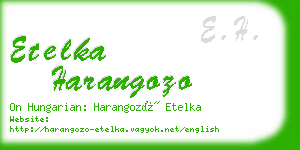 etelka harangozo business card
